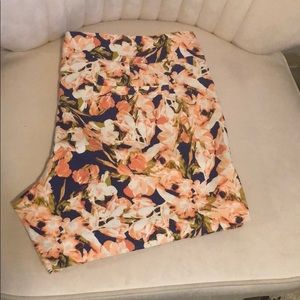 JCrew Factory Floral Stretch Shorts